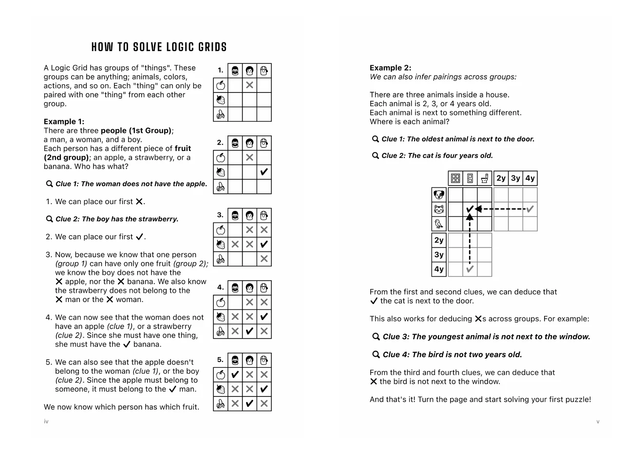 Cantonese logic grids: How to solve logic grids